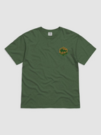 Camp Green Flag Badge Unisex Tee