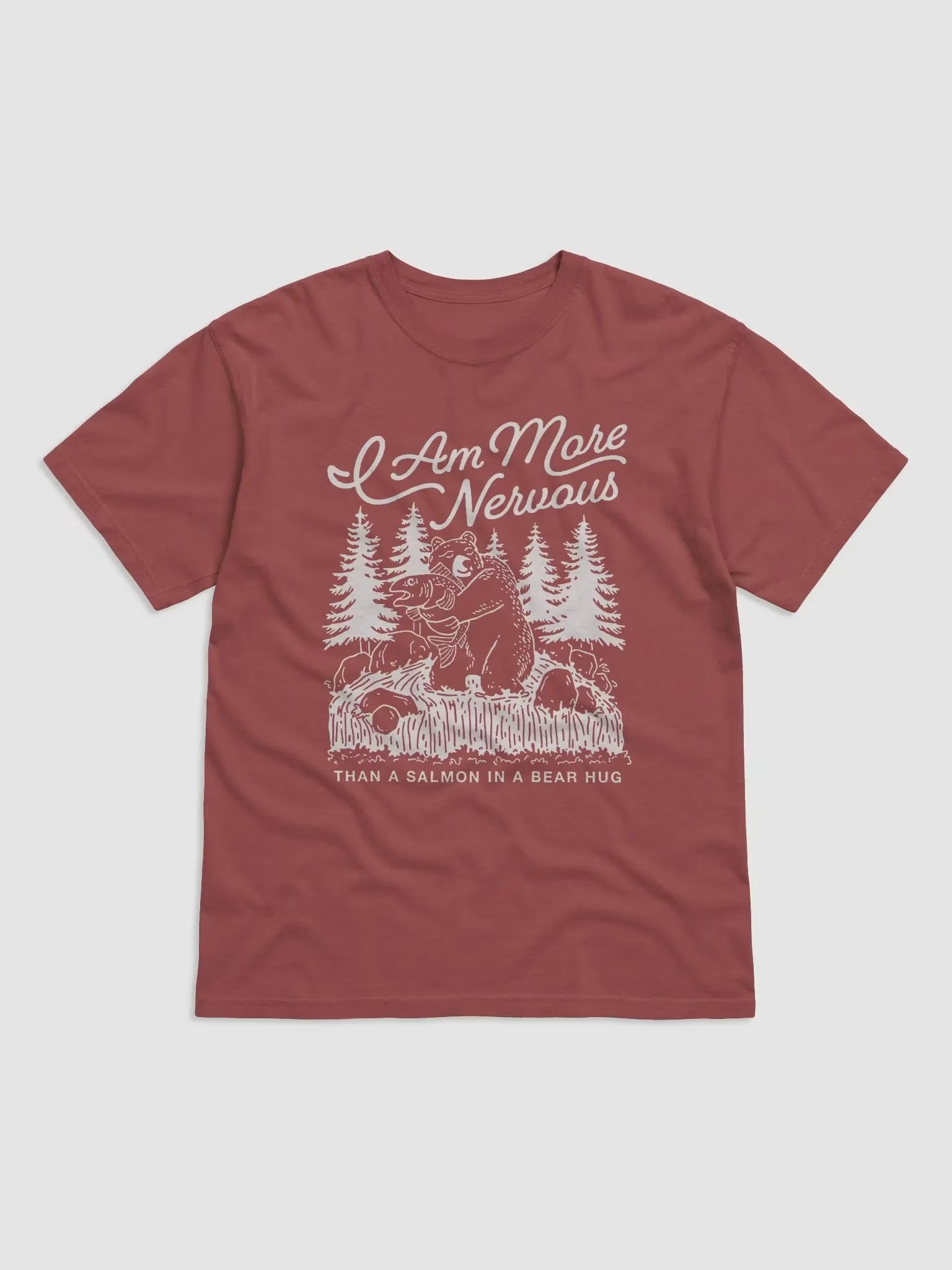 Salmon In A Bear Hug Unisex Tee