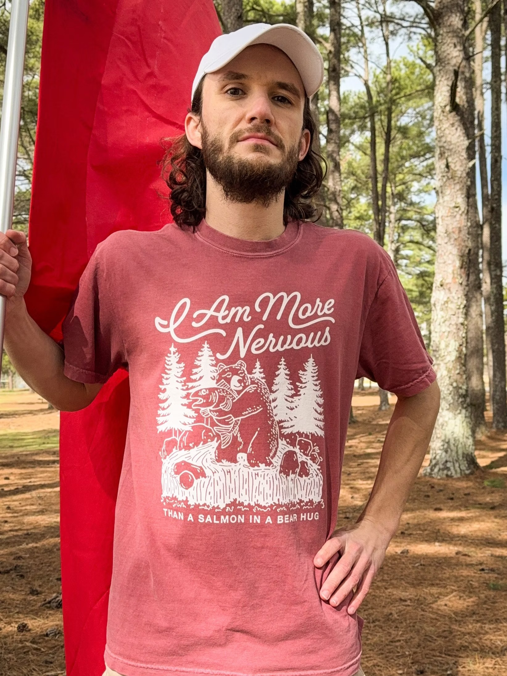 Salmon In A Bear Hug Unisex Tee