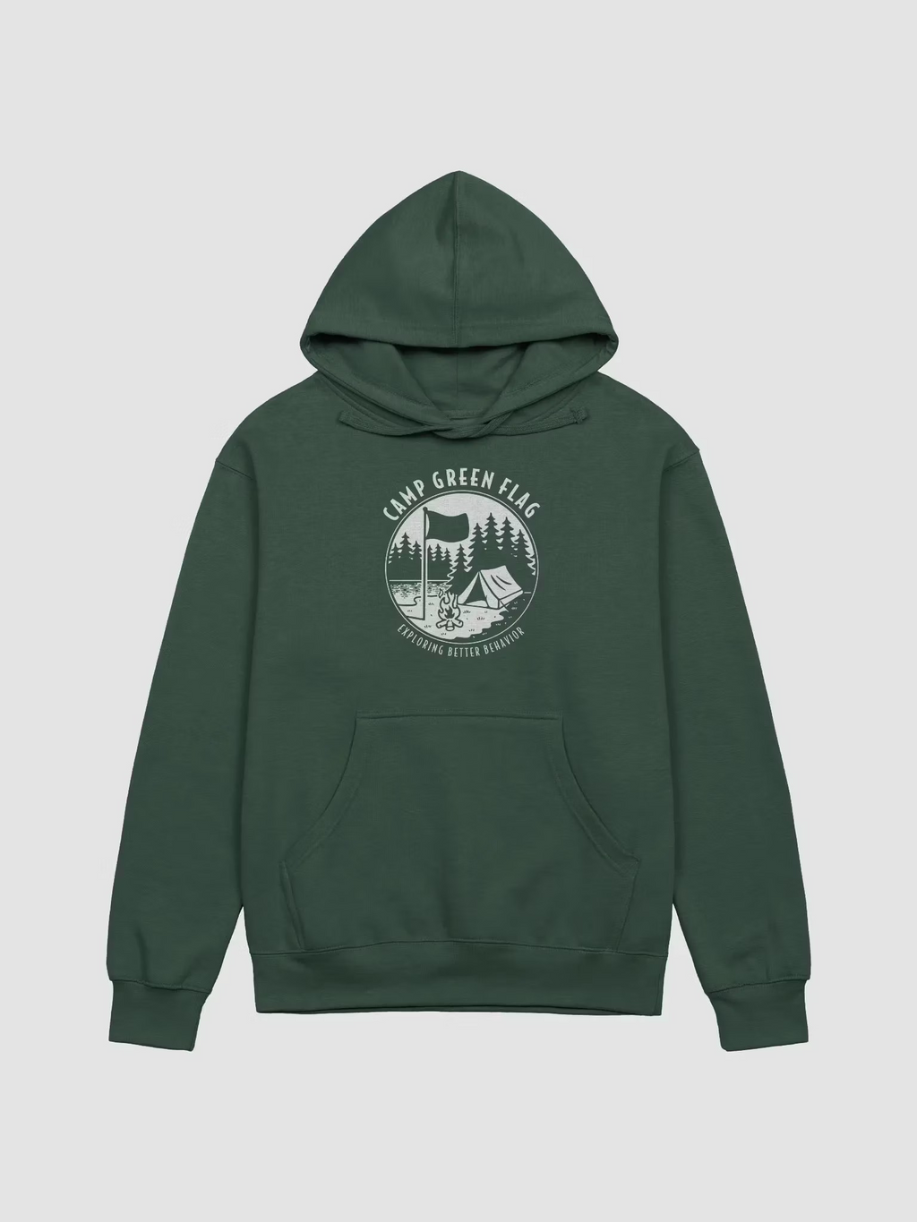 Camp Green Flag Unisex Hoodie