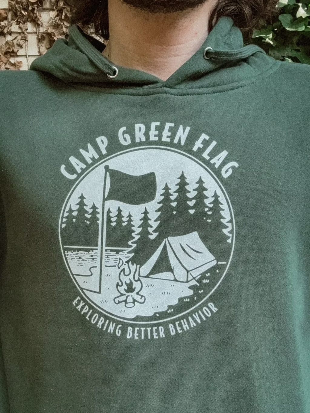 Camp Green Flag Unisex Hoodie