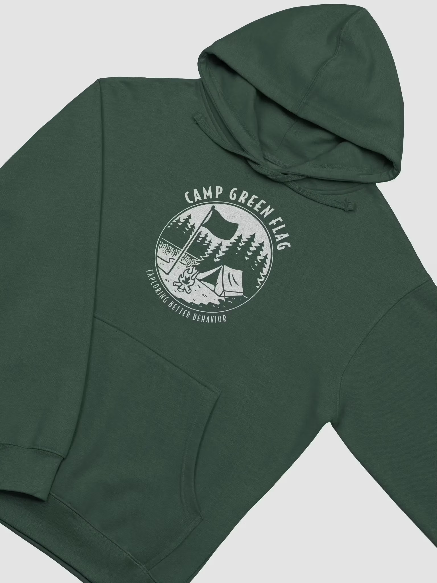 Camp Green Flag Unisex Hoodie