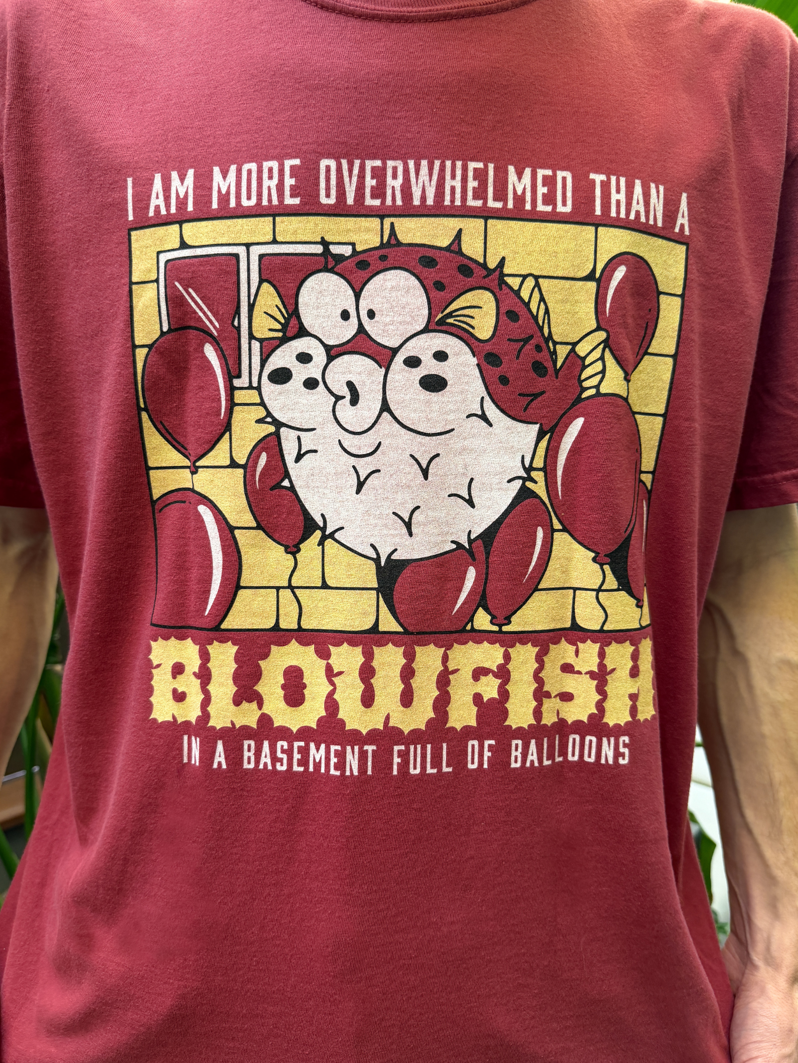 Overwhelmed Blowfish Unisex Tee