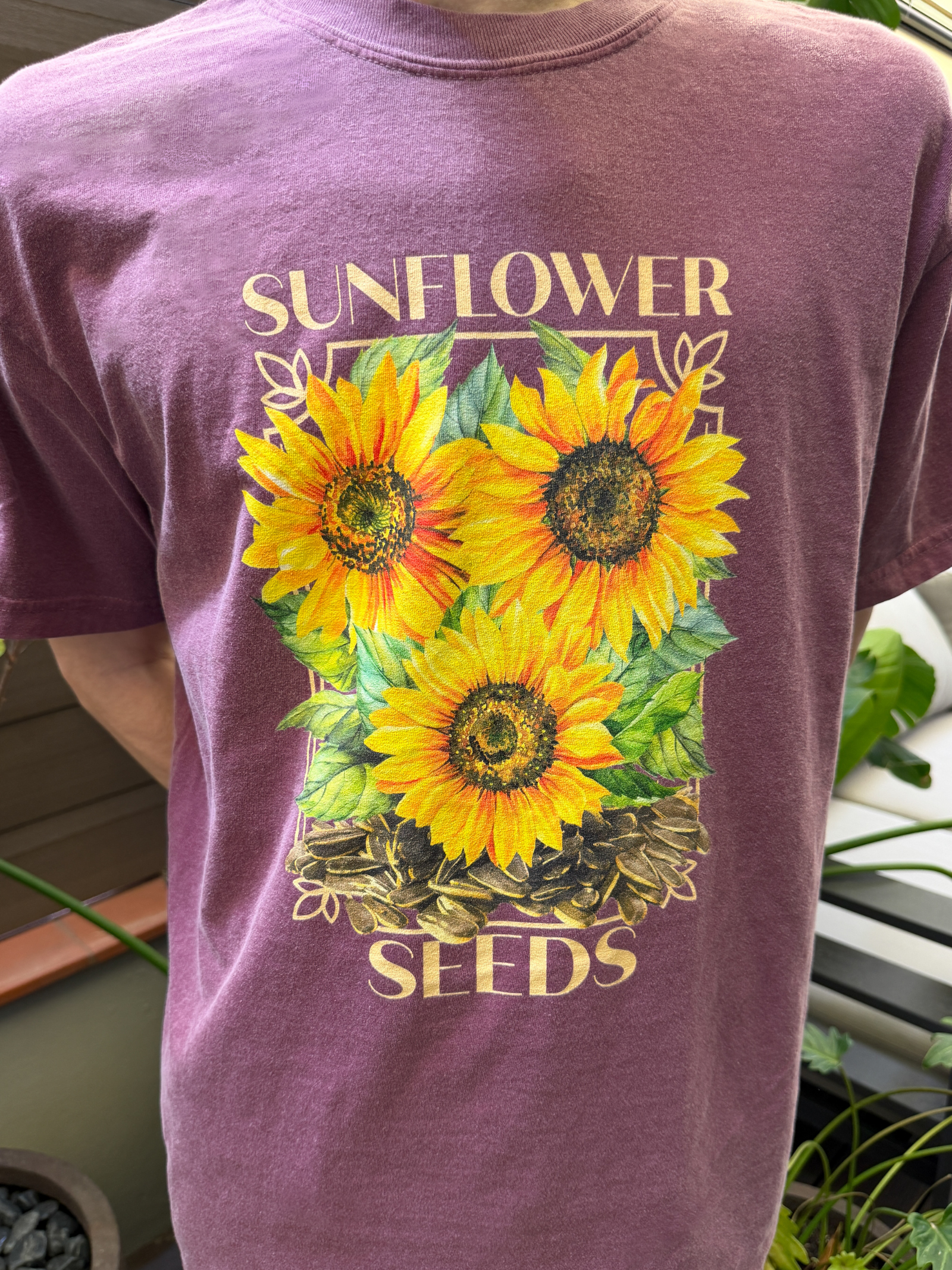 Sunflower Seeds Unisex Tee