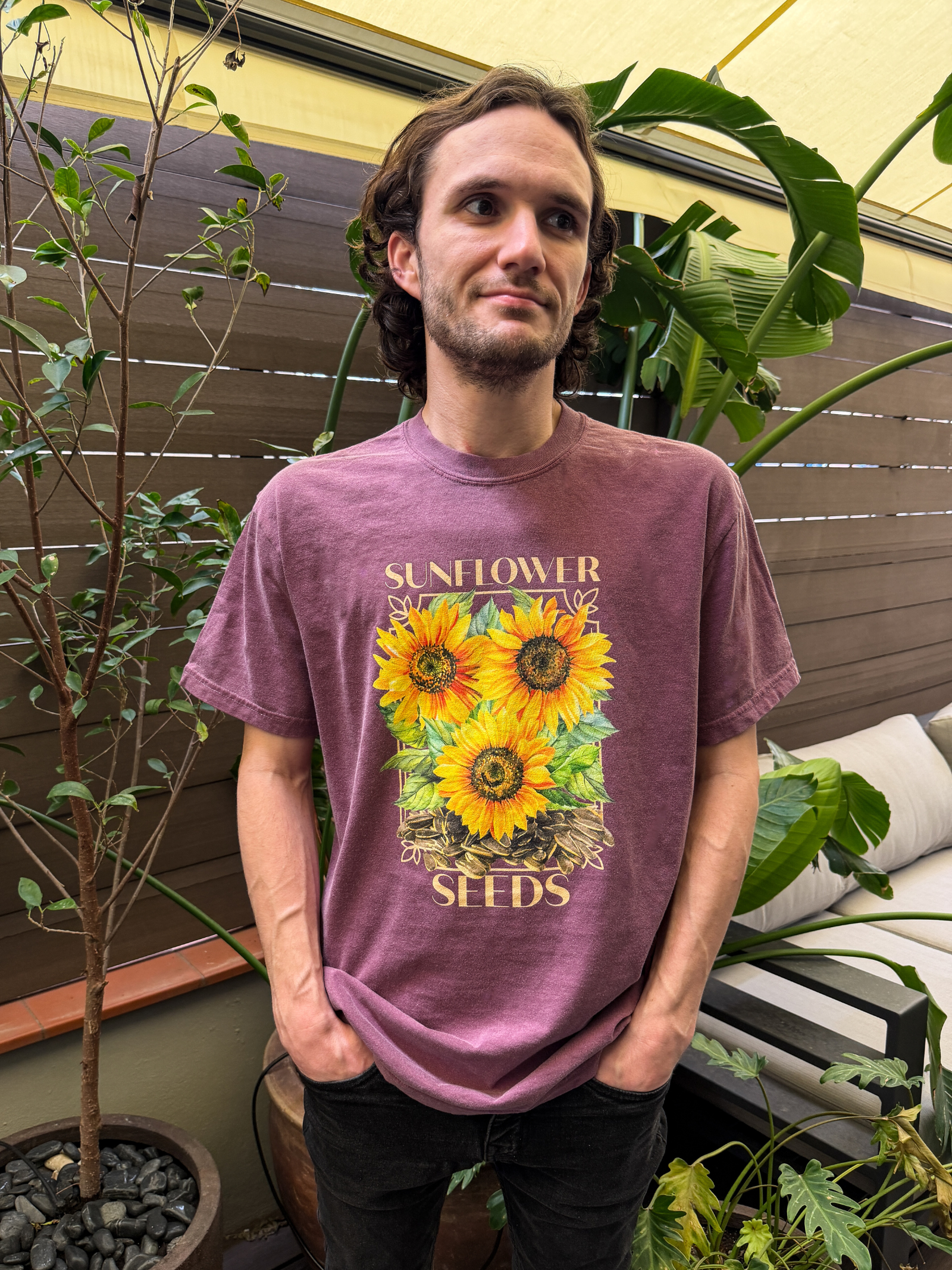 Sunflower Seeds Unisex Tee