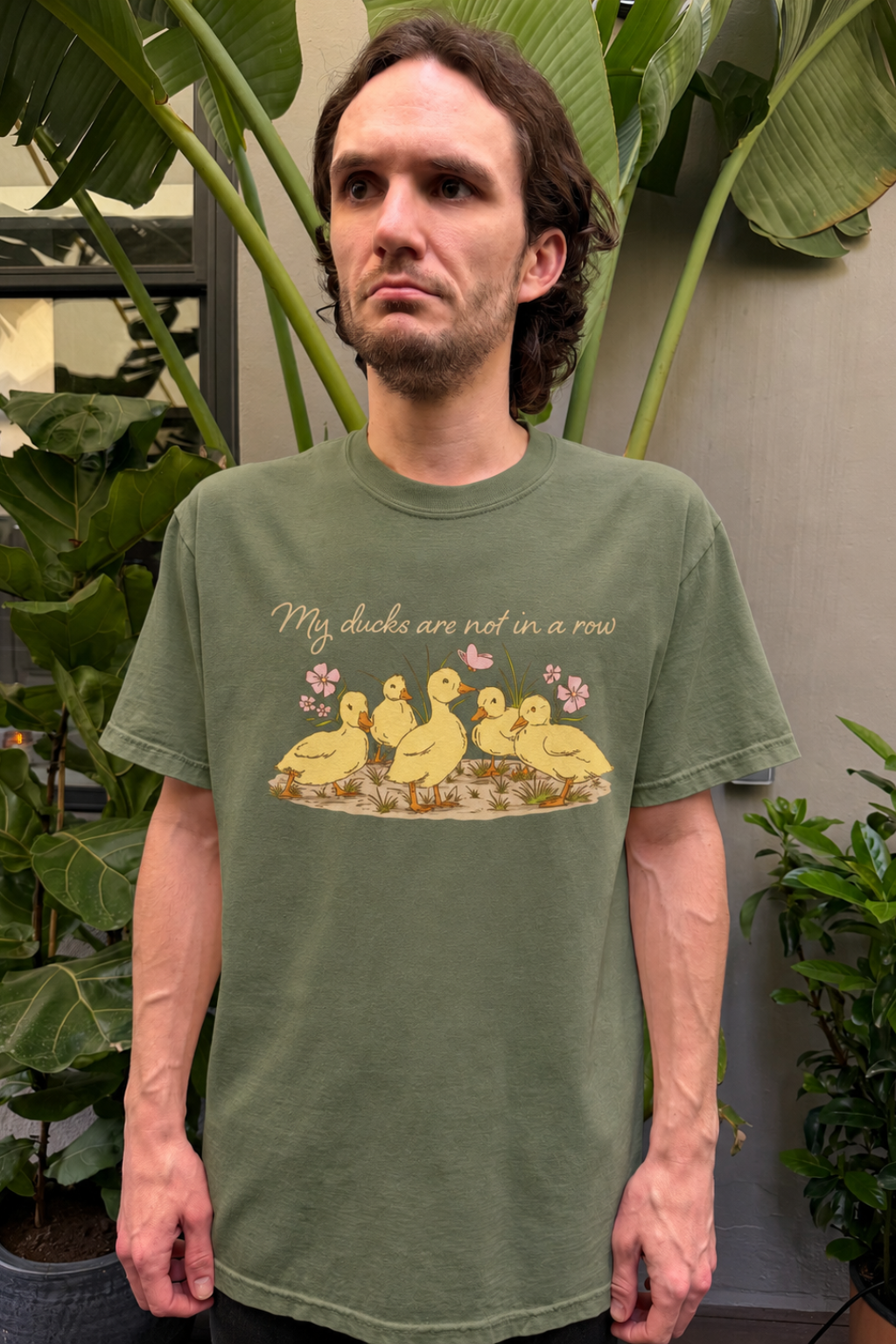 Ducks In a Row Unisex Tee