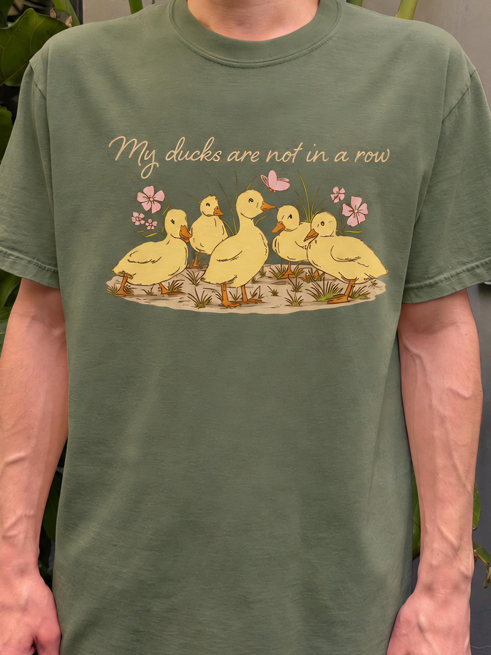 Ducks In a Row Unisex Tee