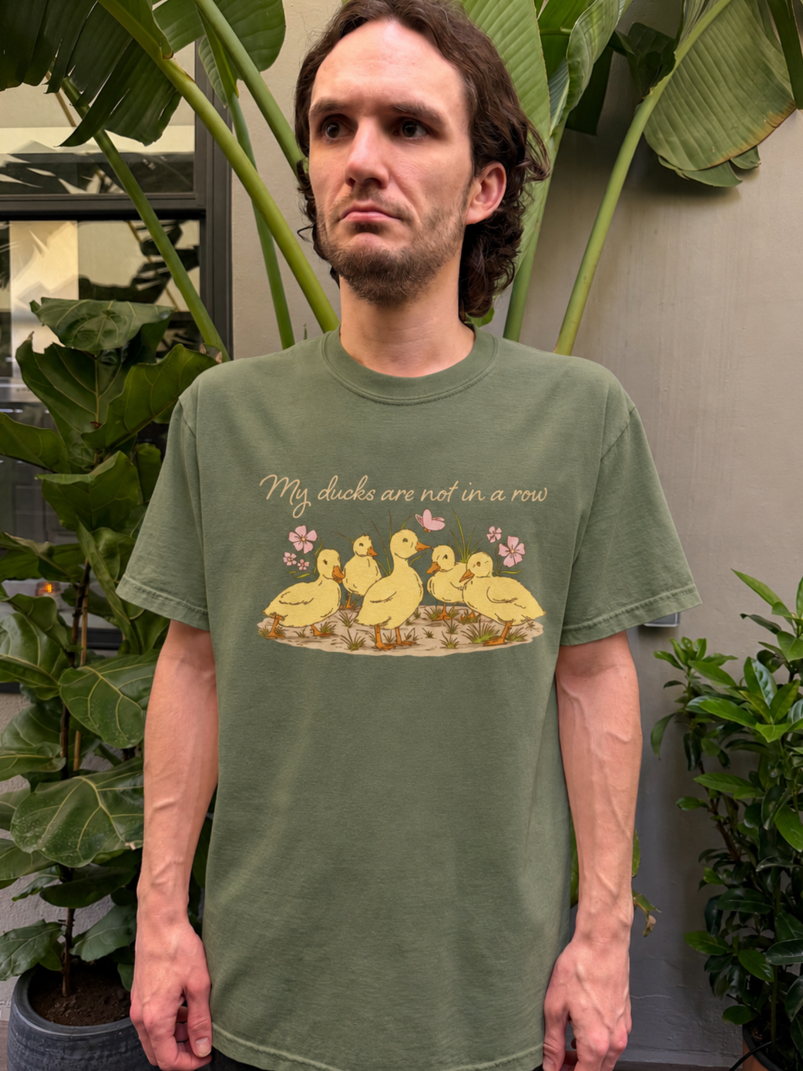Ducks In a Row Unisex Tee