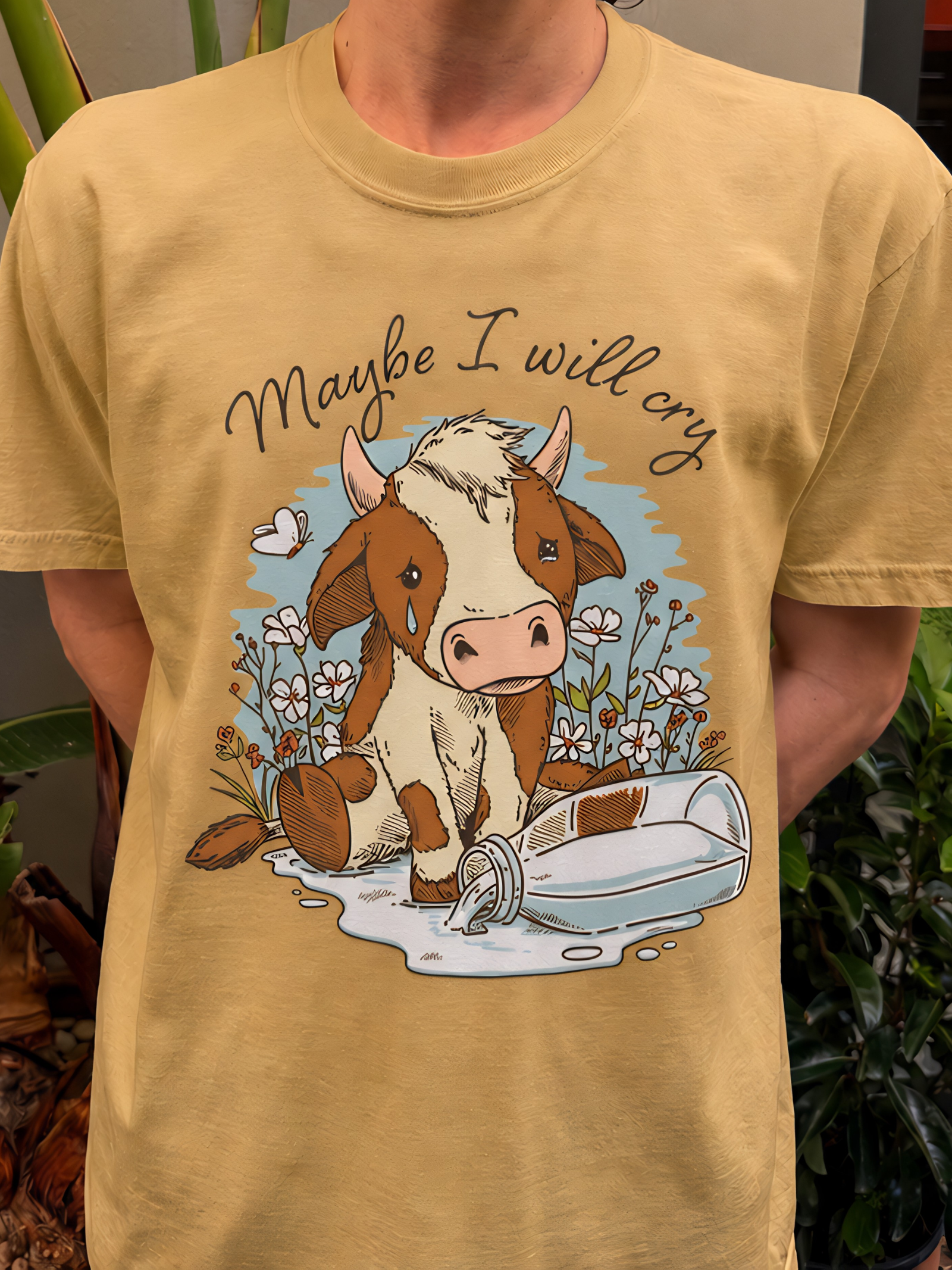 Maybe I Will Cry Unisex Tee