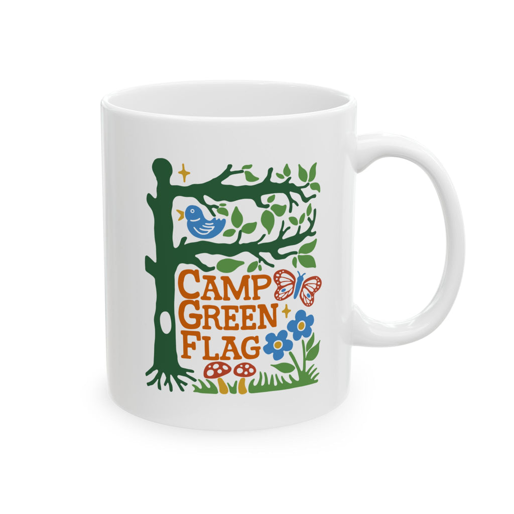 Camp Green Flag Coffee Mug
