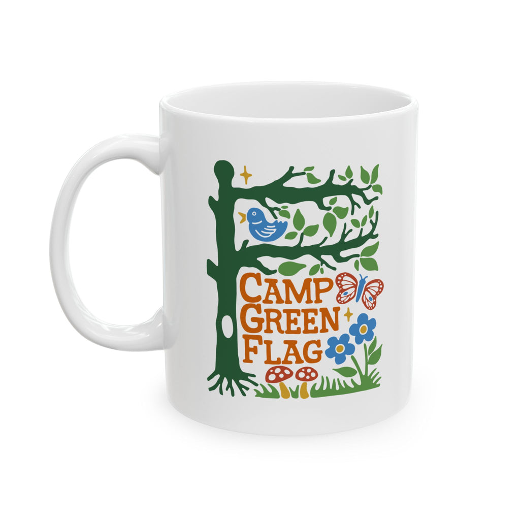 Camp Green Flag Coffee Mug
